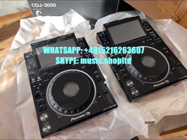 Prodajni Novu 2x Pioneer DJ CDJ-3000 Multi-Player/ Pioneer DJ DJM-V10-LF mikser/ Pioneer CDJ-TOUR1/ Pioneer DJM-TOUR1/ Pioneer CDJ 2000NXS2/ Pioneer DJM 900NXS2/ Pioneer DJM-A9 DJ mikser/ Pioneer DJM-S11/ Pioneer DJM-V10 mikser / Denon DJ X1800 Prime / Denon DJ SC5000 / Pioneer Dj DDJ-REV7 DJ-kontroler / Pioneer DJ OPUS-QUAD DJ sustav / Pioneer DDJ RZX DJ kontroler / Pioneer XDJ XZ DJ sustav / Pioneer XDJ-RX3 DJ sustav / Pioneer DDJ-RZ