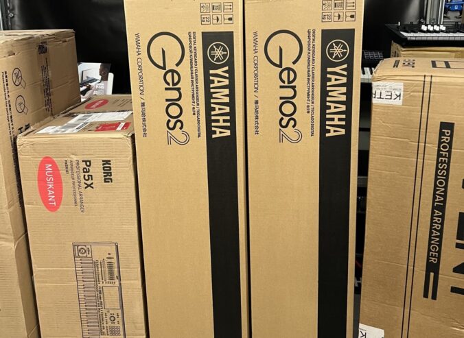 Novo Yamaha Genos2 klavijatura / Yamaha Genos XXL 76 tipki, Motif XF8, Yamaha PSR-SX900, Yamaha PSR-A5000, Korg Pa5X 61 tipka, Korg Pa4X 76 76 tipki, Korg PA-1000 61 tipka, Yamaha Montage 8, Roland FANTOM-8, Roland Fantom-X8, Roland Fantom G8, Nord Electro 6D 61-Key, Ketron EVENT 61-Key Arranger, Ketron SD9/SD60